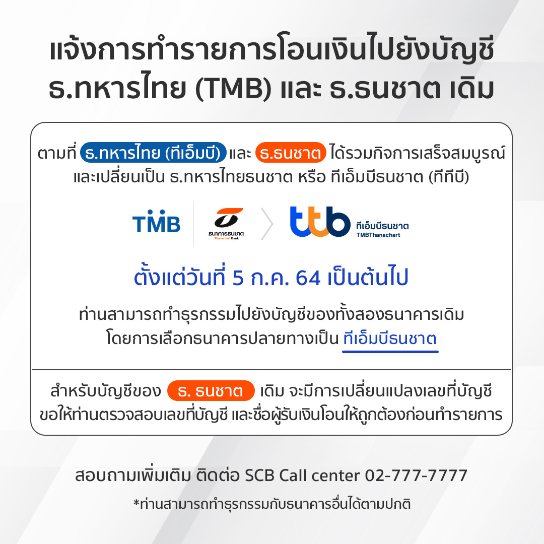 แจ้งการทำรายการโอนเงิน แจ้งการทำรายการโอนเงิน