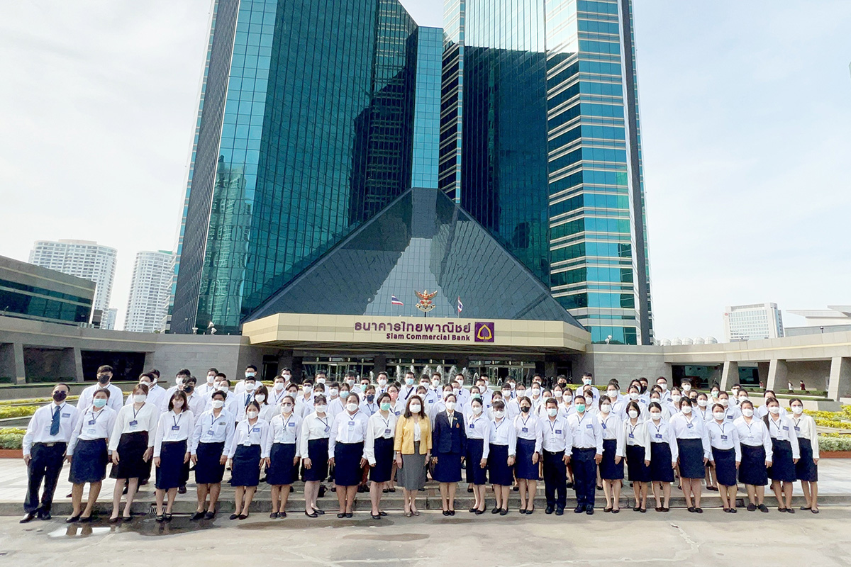 สำนักงานทรัพย์สินพระมหากษัตริย์นำคณะพนักงานใหม่เยี่ยมชมพิพิธภัณฑ์ธนาคารไทย
