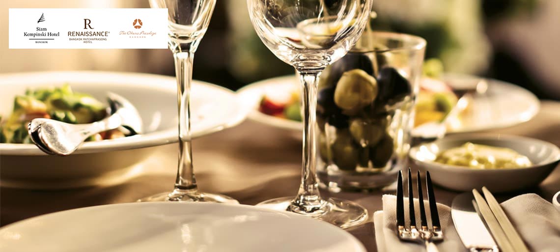 Enjoy a luxurious meal at a leading hotel restaurant.