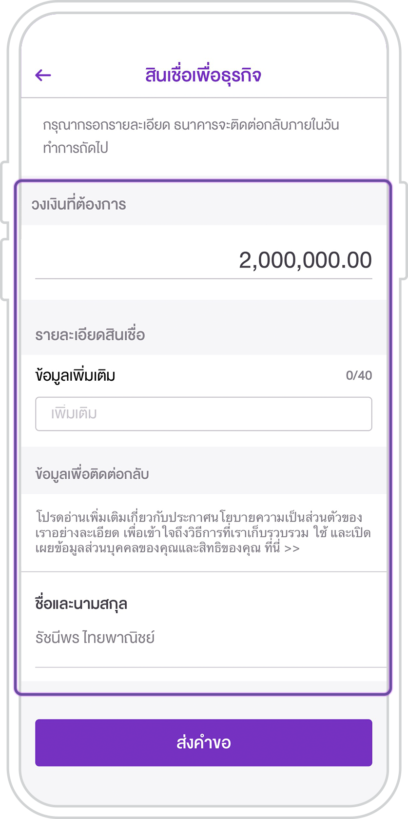 สมัครสินเชื่อเพื่อธุรกิจ สมัครสินเชื่อเพื่อธุรกิจ