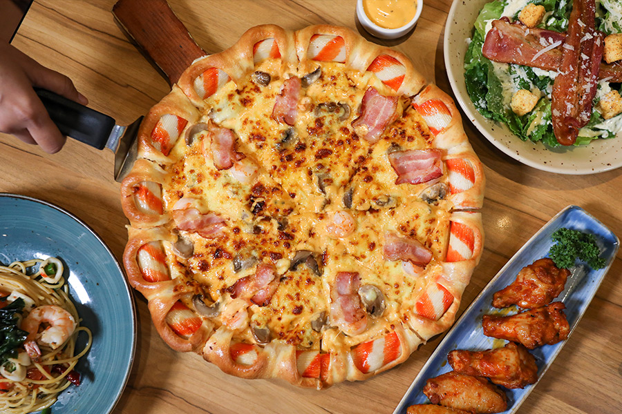 คุ้มเบิ้ลสุขกับพิซซ่าหน้าใหม่ ที่ เดอะ พิซซ่า คอมปะนี