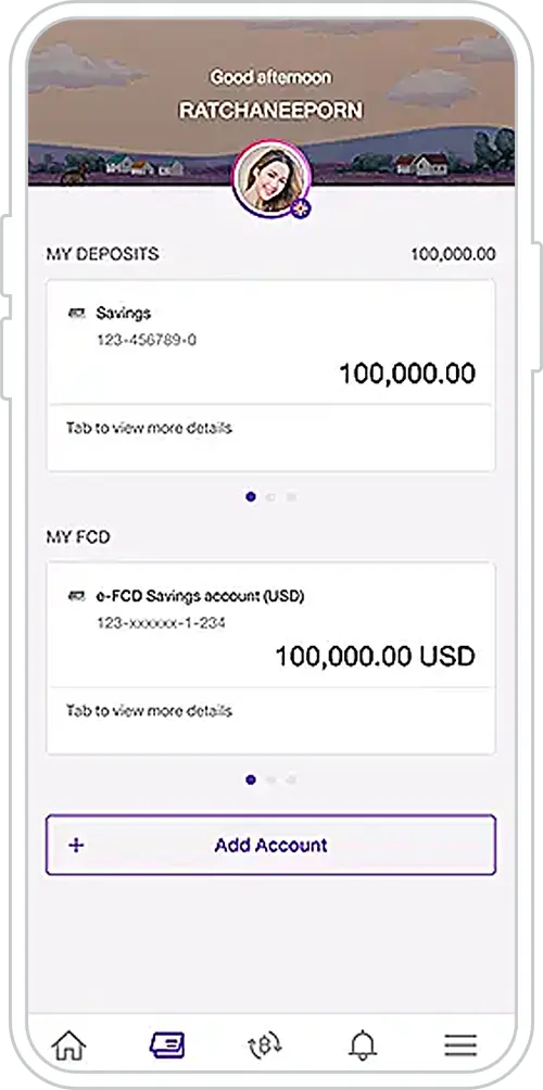 How to open e-FCD Account via SCB EASY App