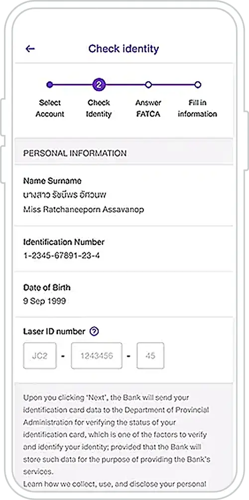 How to open e-FCD Account via SCB EASY App