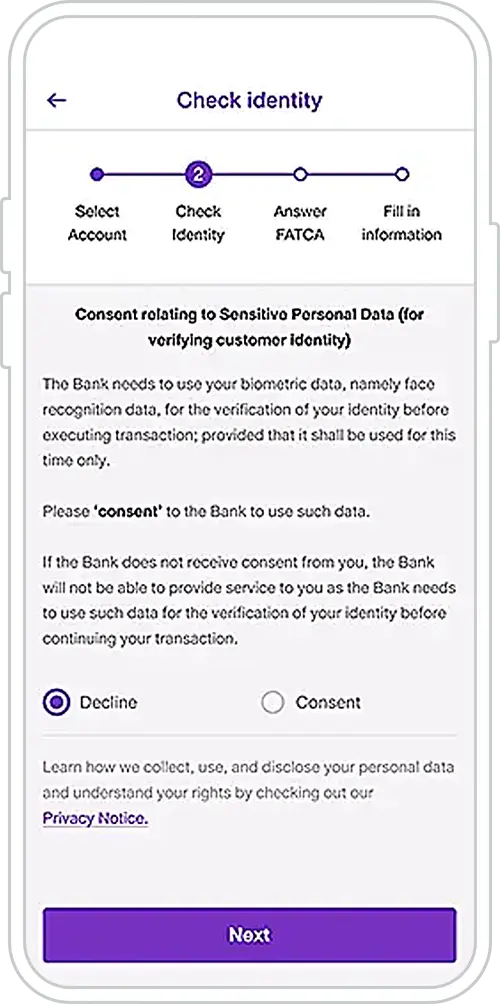 How to open e-FCD Account via SCB EASY App